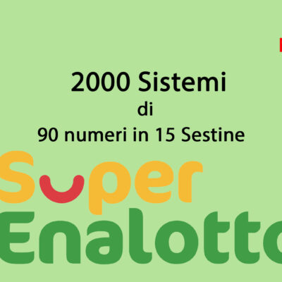 2000 Sistemi Superenalotto con Algoritmo Quantistico