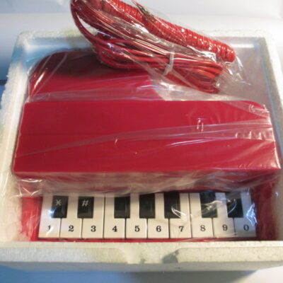Telefono fisso casa PIANOTEL Rosso